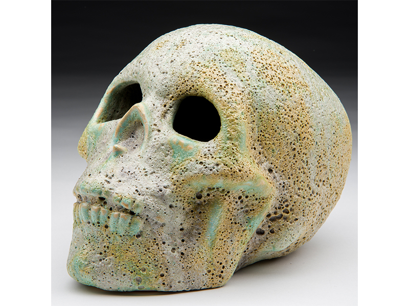 skull art auction